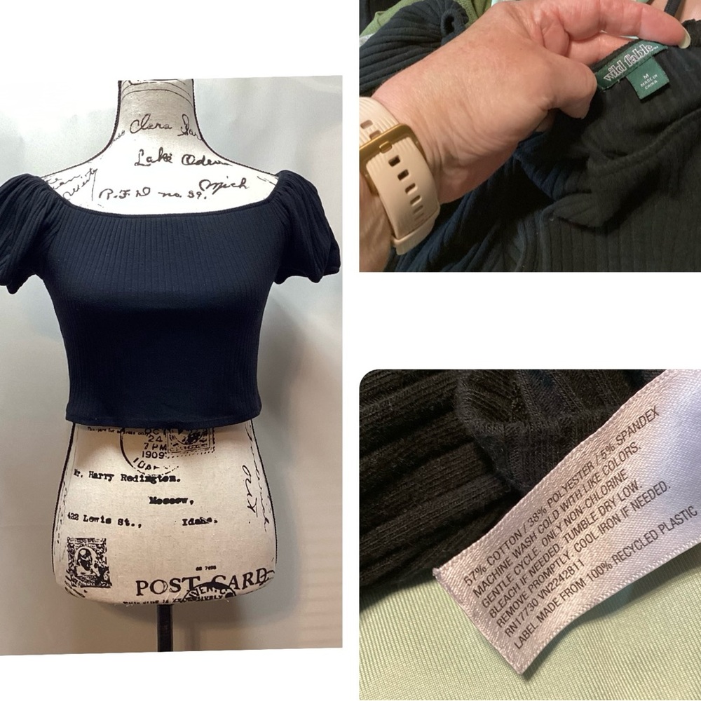 Wet Seal, Divided, SHEIN feminine crop top mixed lot of 7. Size Medium - Picture 13 of 16